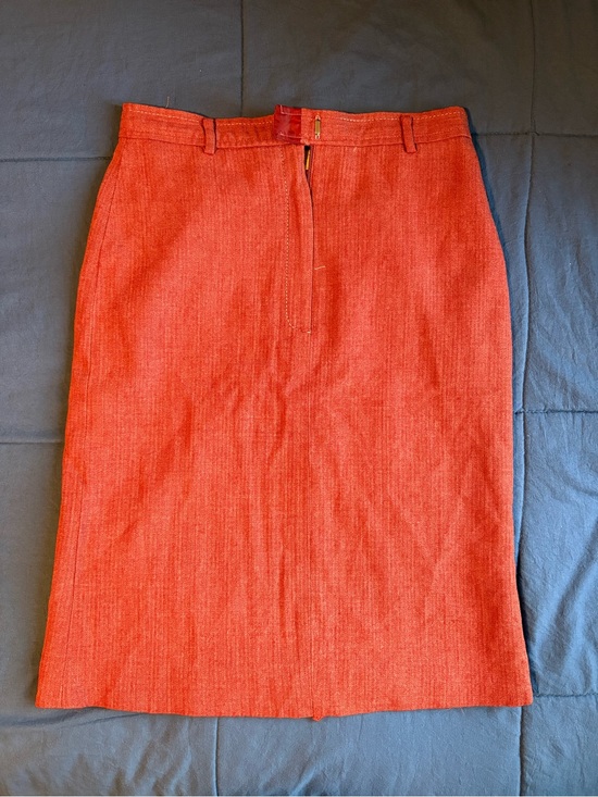 Barneys New York Dresses & Skirts - Barneys New York Orange-Red Pencil Skirt